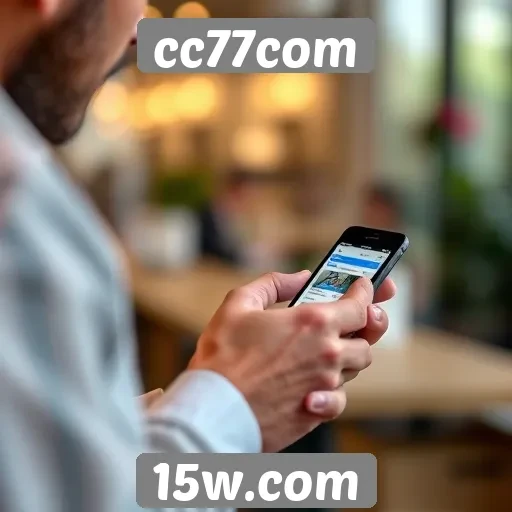 Experiência do usuário no cc77com em dispositivos móveis